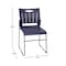 Flash Furniture 881 lb. Capacity Navy Sled Base Stack Chairs, 5PK 5-RUT-2-NVY-BK-GG - alternate 7